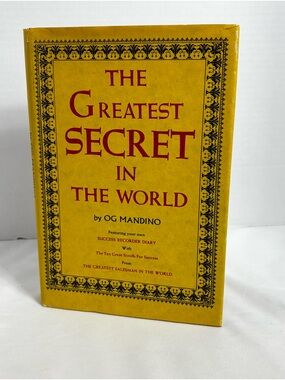 The Greatest Secret in the World by OG Mandino - Yellow Hardcover